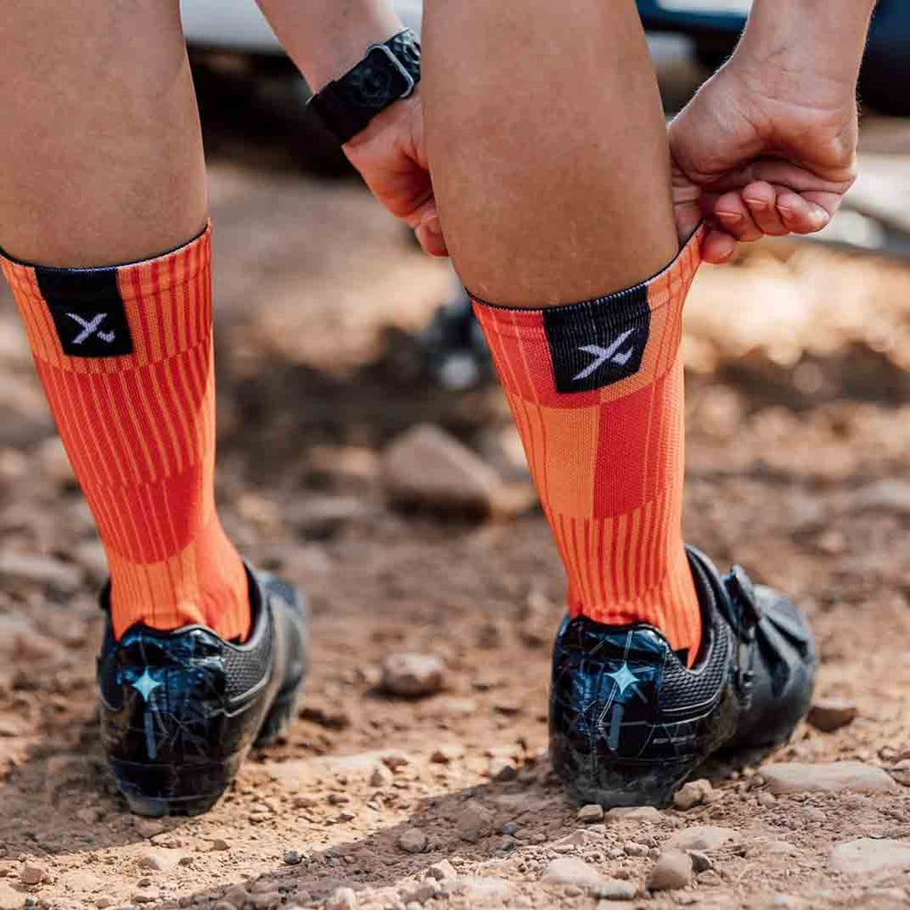 SOX Slight Orange Minimalist Crew Socks – Modern Everyday Crew | Lightweight Breathable Comfort