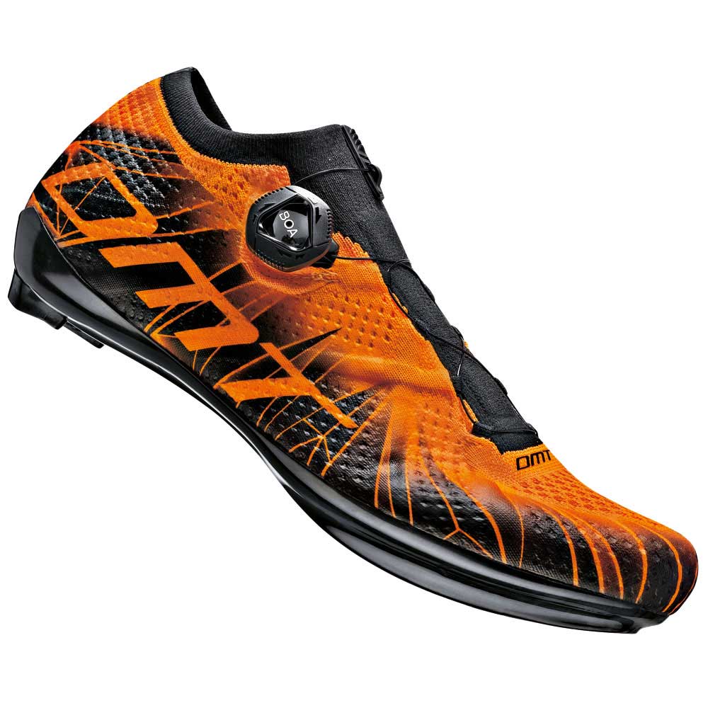 DMT KR1 Road Cycling Shoes Black&Orange Reflective| Cycling Gears Hub