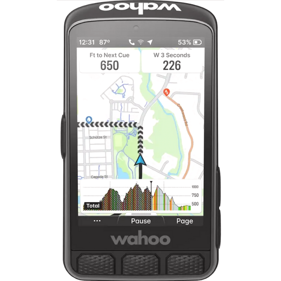 Wahoo Elemnt Ace GPS Cyclocomputer (Black) | Cycling Gears Hub