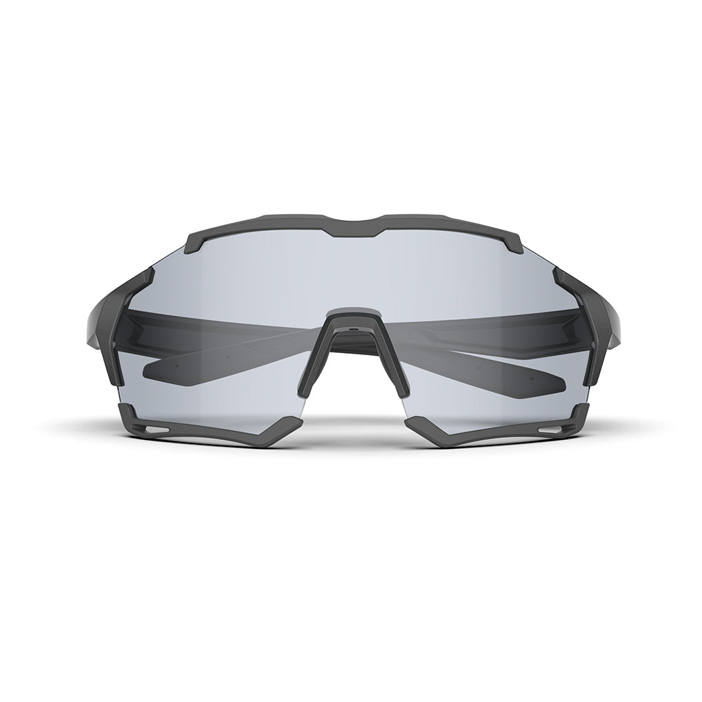 Magicshine Versatile Photochromic Sport Sunglasses Clear Black Framr