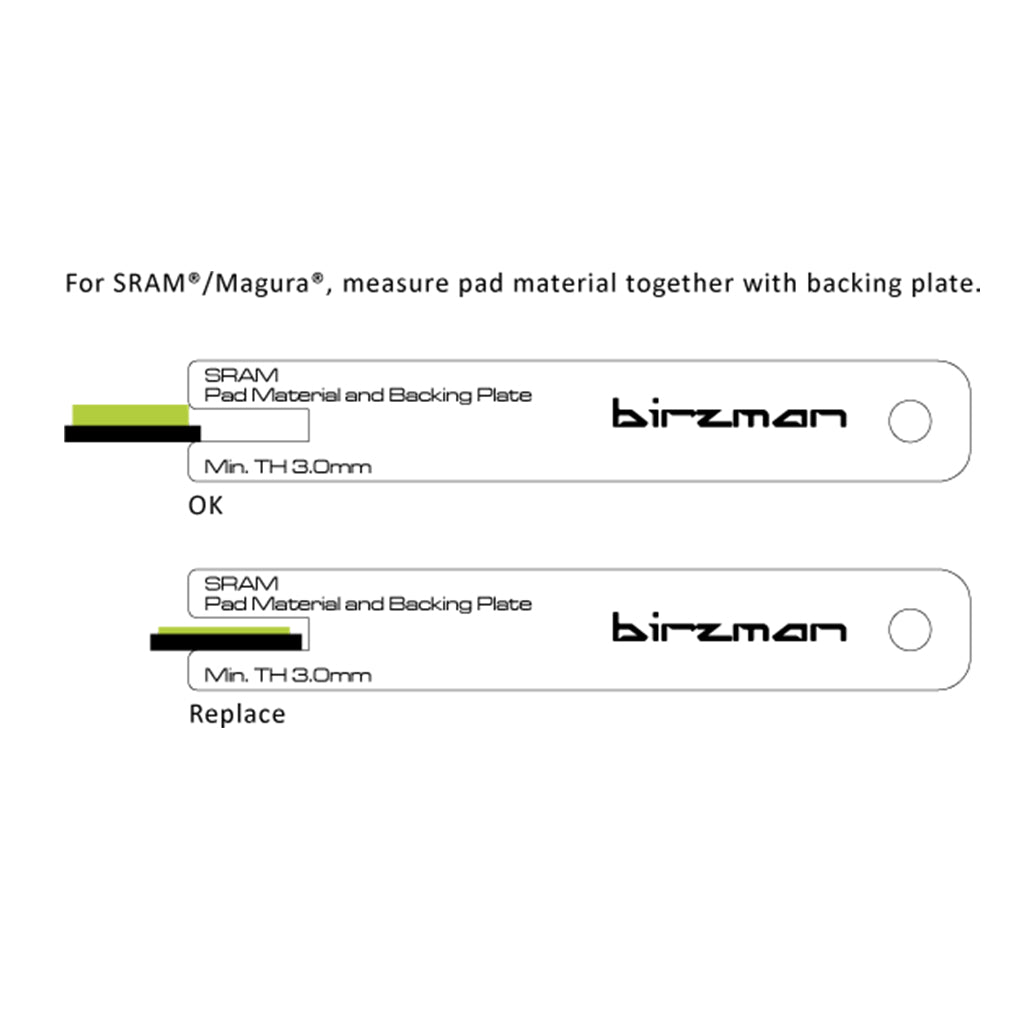 Birzman Brake Pad Wear Indicator  for Brake Pad| Cycling Gears Hub