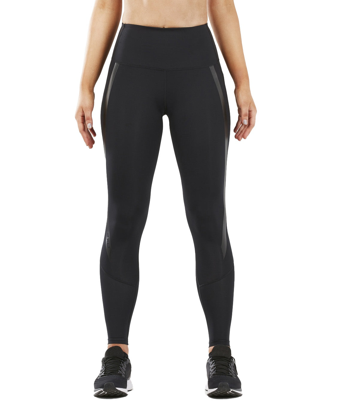 2XU Hi-Rise Women's Compression Tights (Black/Nero) | Cycling Gears Hub