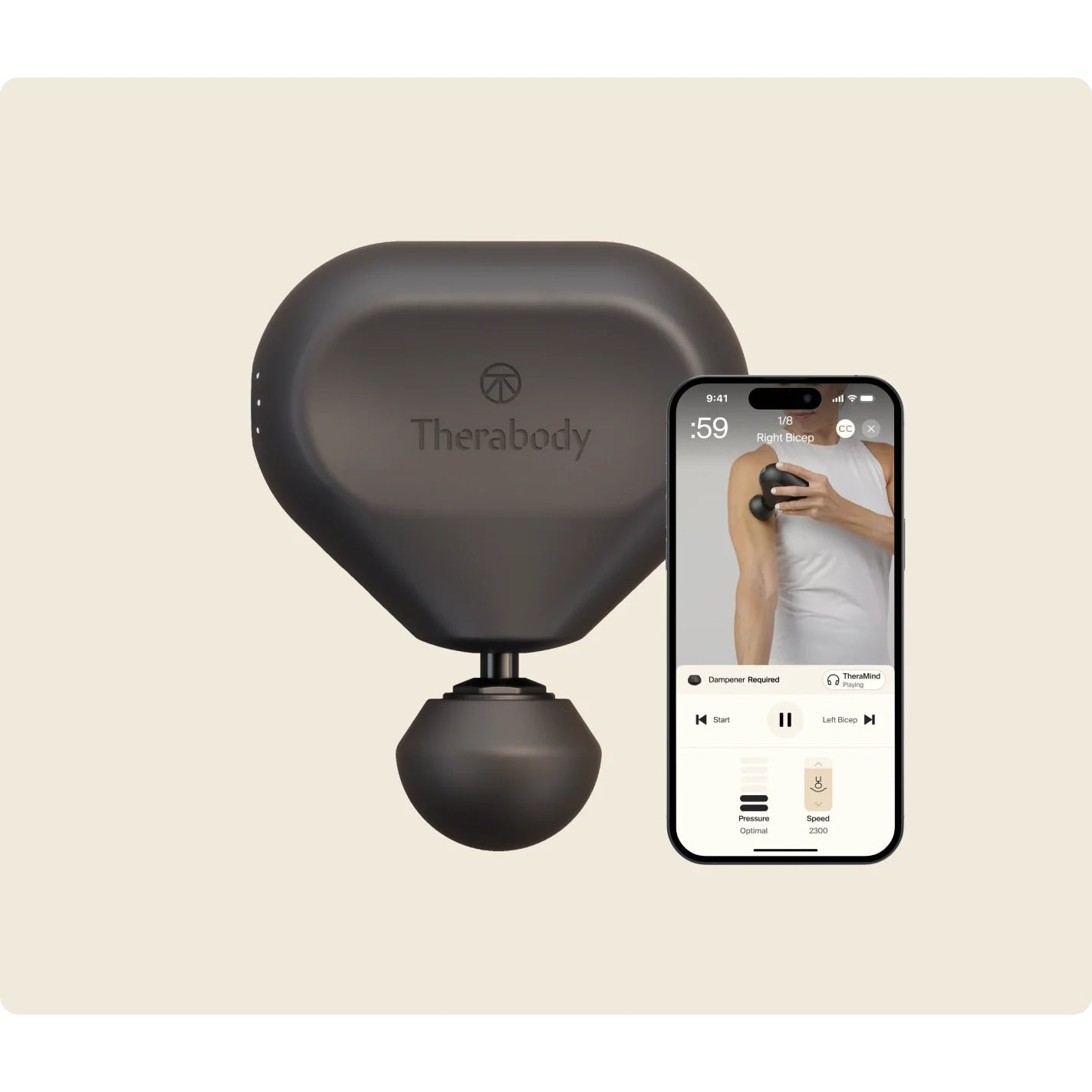 Therabody Theragun Mini 3.0 – Portable Deep Muscle Massage Device | Black|Cycling Gears Hub