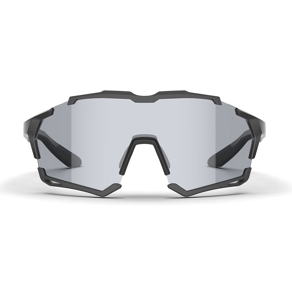 Magicshine Versatile Photochromic Sport Sunglasses Clear Black Framr
