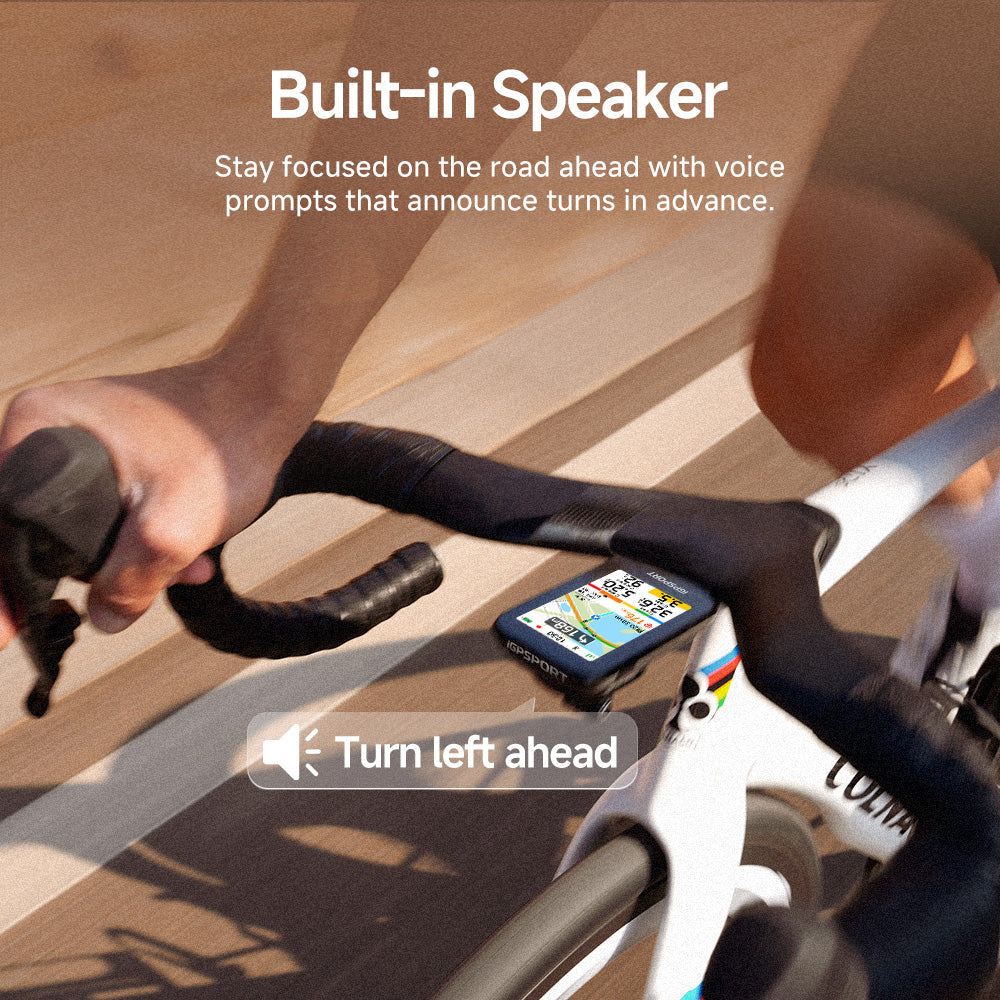 iGPSPORT BSC500 GPS Bike Computer | 3.3” Touchscreen with Offline Maps & Dual-Band GPS | Cycling Gears Hub