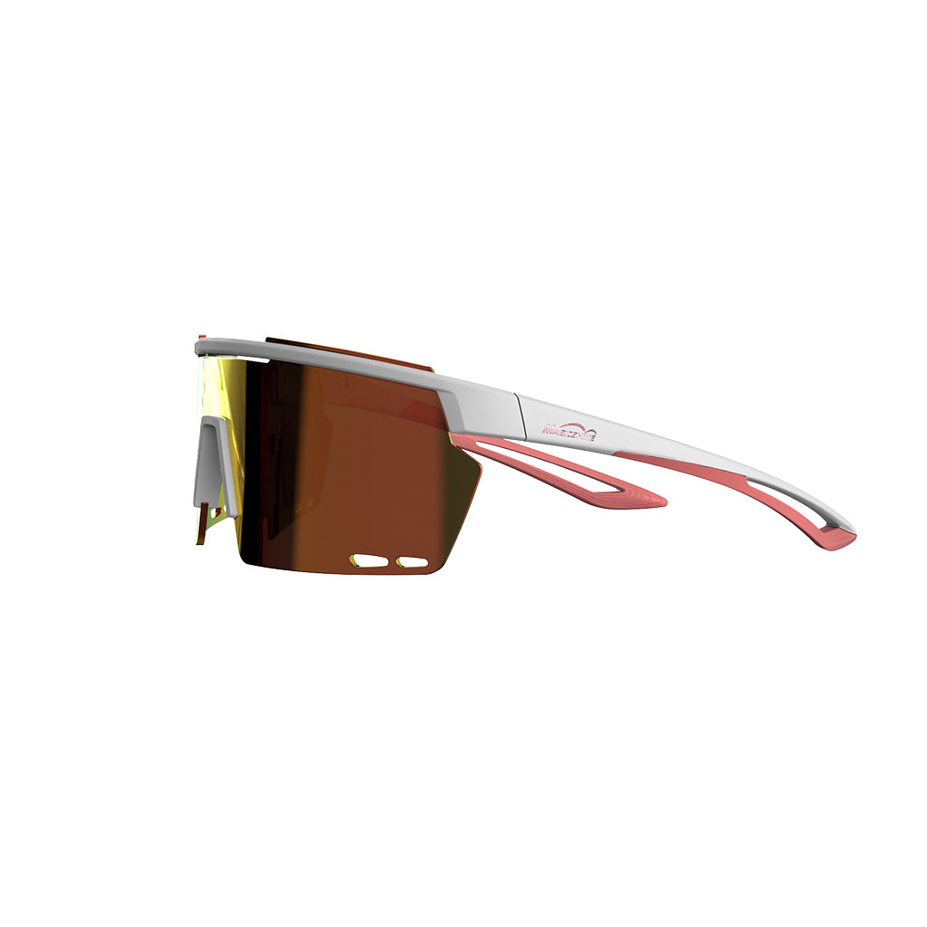 Magicshine Rouler Coated Photochromic Sports Sunglasses White&Pink