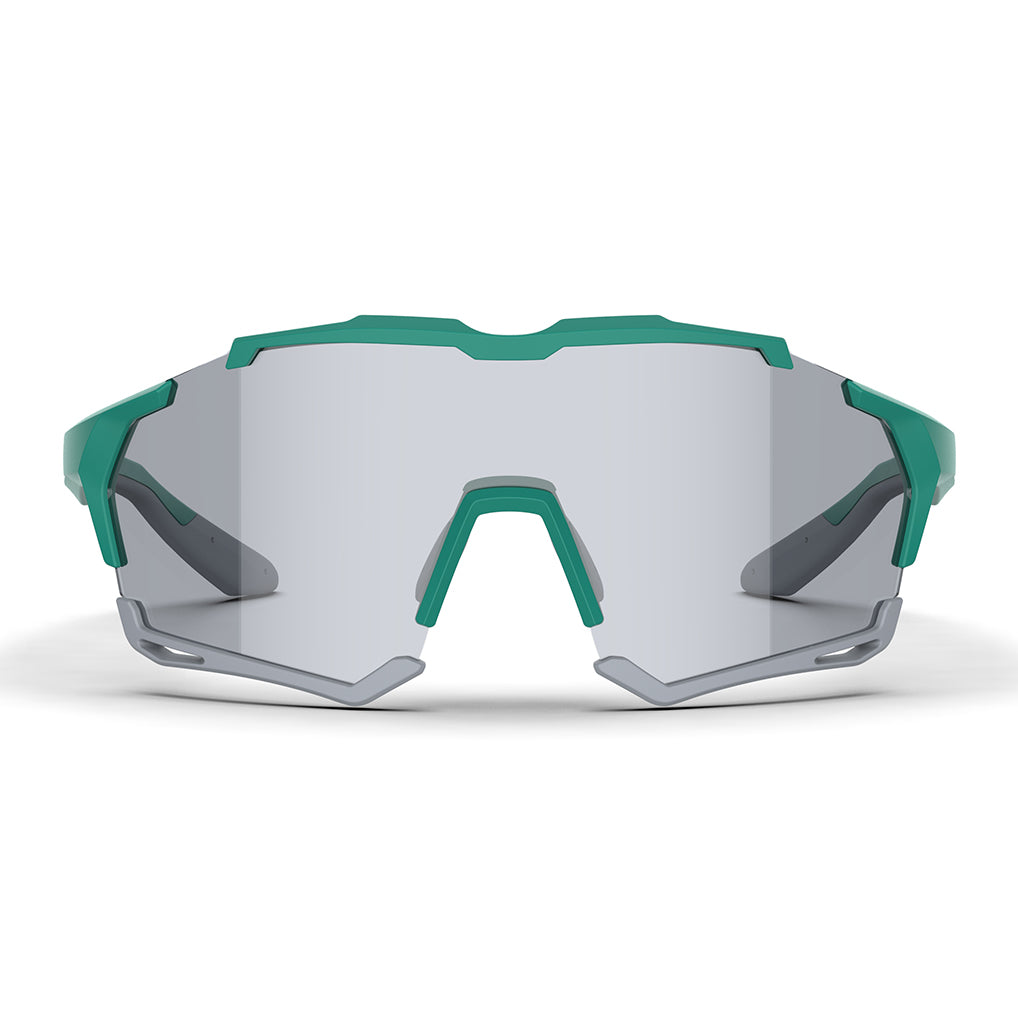 Magicshine Versatile Photchromic Sport Sunglasses Clear &Green