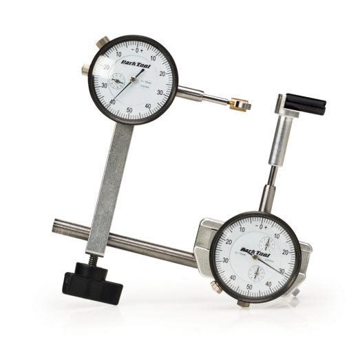 Park Tool TS-2Di Dial Indicator Gauge Set - Precision Wheel Truing Measurement Tool