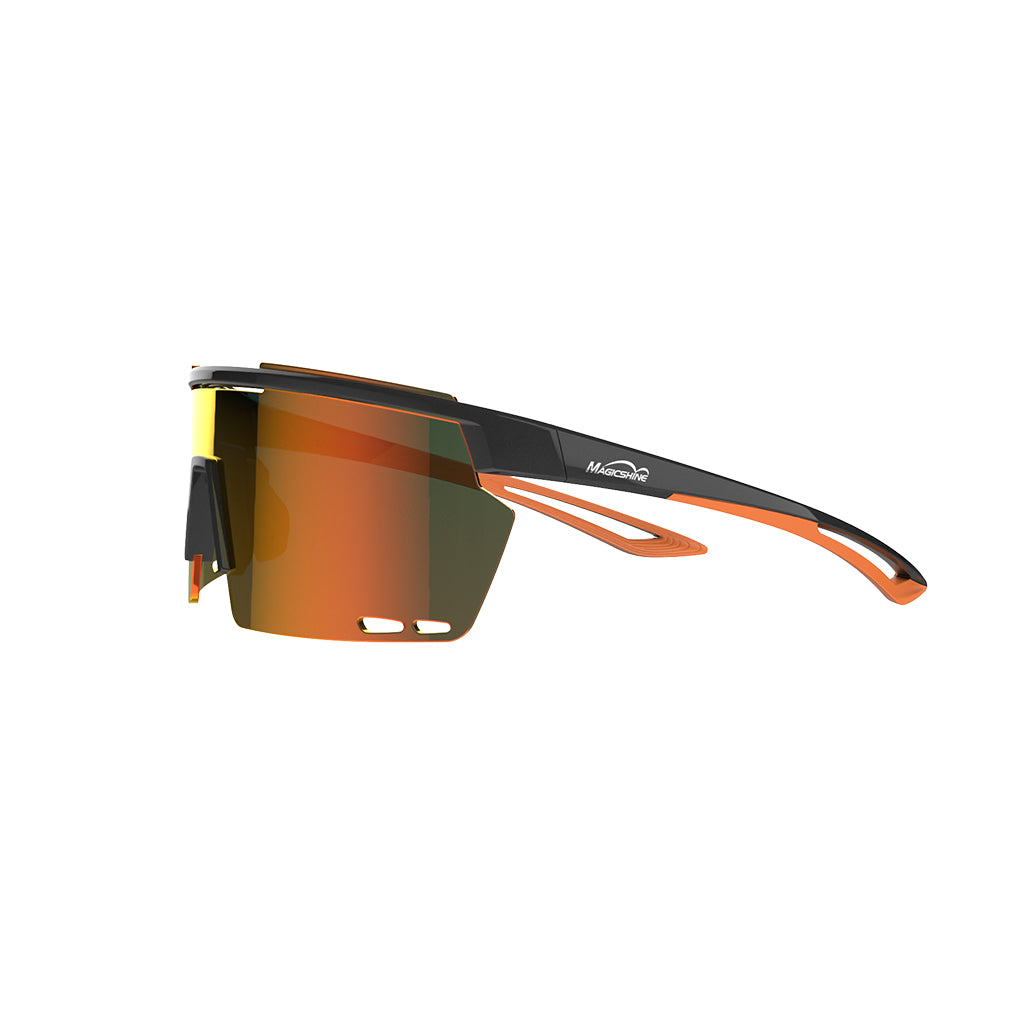 Magicshine Rouler Classic Sports Sunglasses Black&Orange