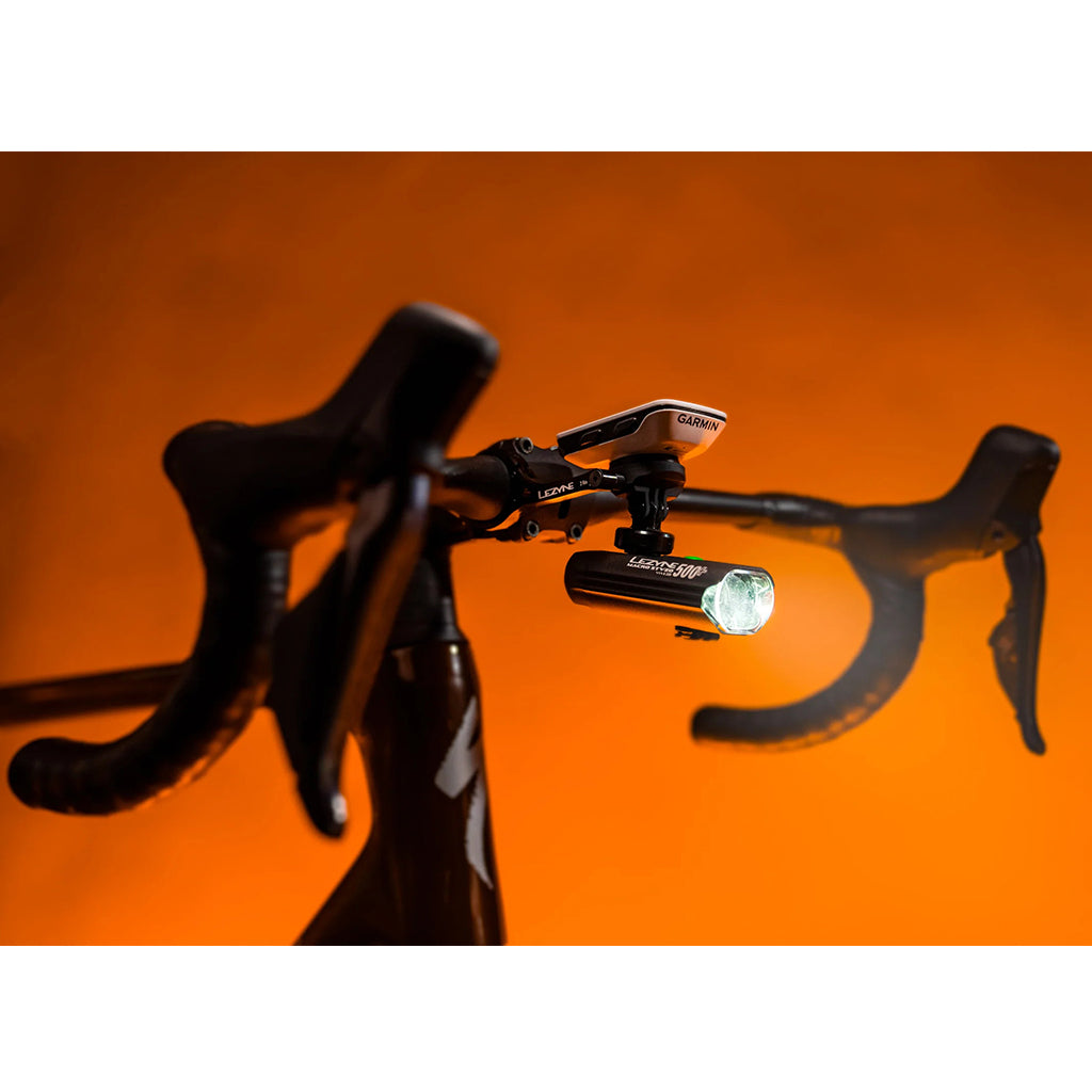 Lezyne Fusion Drive Pro 600 Lumens Front Light w/ wPRO Mount (Color Black)| Cycling Gears Hub