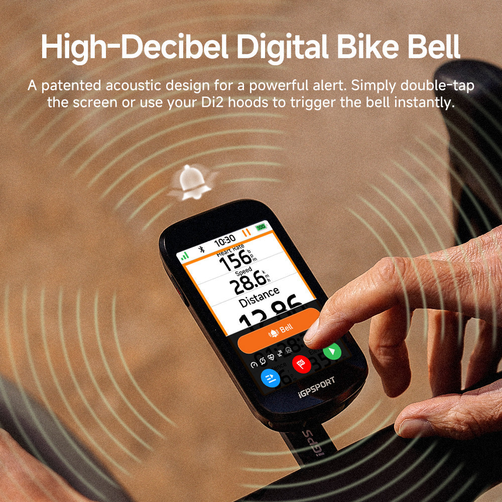 iGPSPORT BSC500 GPS Bike Computer | 3.3” Touchscreen with Offline Maps & Dual-Band GPS | Cycling Gears Hub