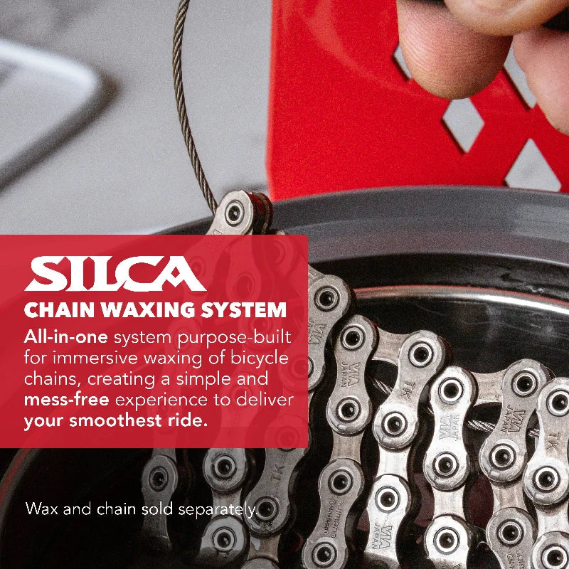 SILCA Chain Waxing System – Precision Hot Wax Chain Maintenance System | Cycling Gears Hub