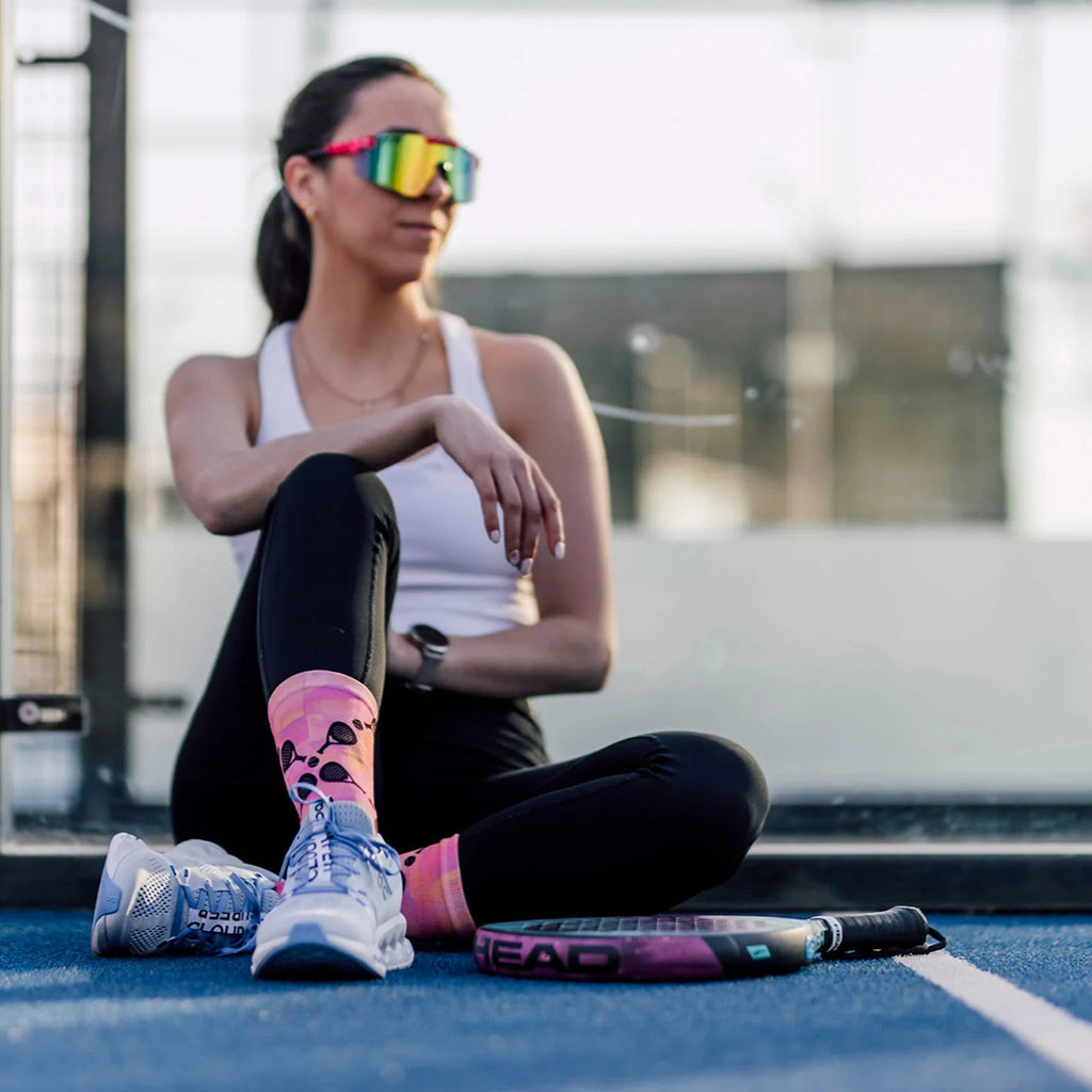 SOX Criss Cross Padel Crew Socks – Performance Crew | Breathable Comfort & Court-Ready Support