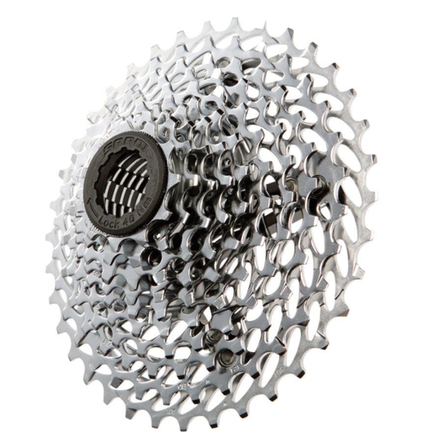 SRAM PG-1030 10 Speed Cassette Road Gear - PowerGlide II Nickel Chrome Cassette | Cycling Gears Hub