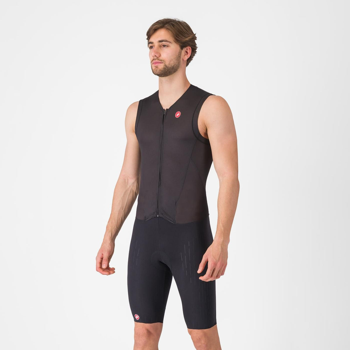 Castelli Free Sanremo 3 Sleeveless Tri Suit – Black | Race Fit | Cycling Gears Hub