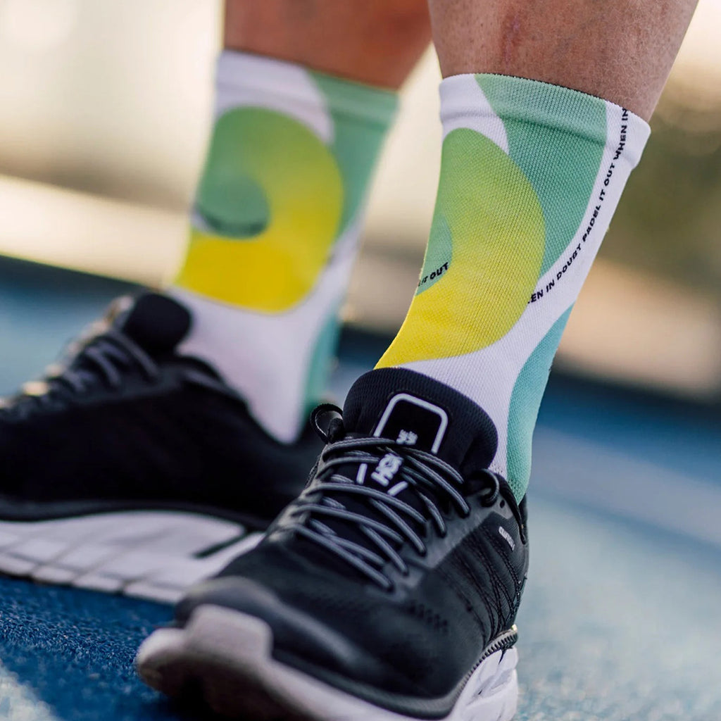 SOX Rollercoaster Padel Crew Socks – Performance Sports Crew | Breathable Support & Stability