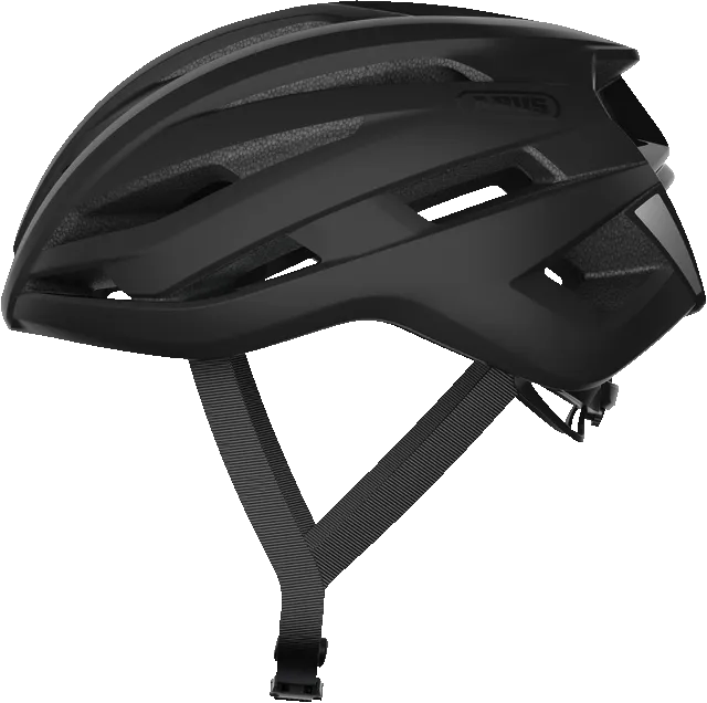 Abus Stormchaser Road Cycling Helmet (Velvet Black) | Cycling Gears Hub