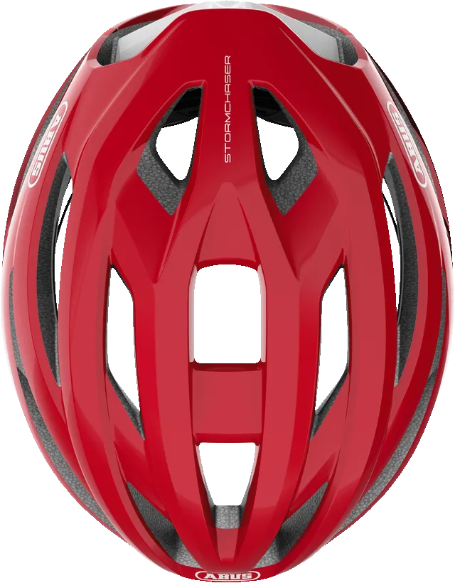 Abus Stormchaser Road Cycling Helmet (Blaze Red) | Cycling Gears Hub