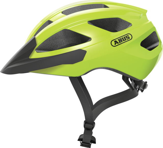 Abus Macator MIPS Road Cycling Helmet (Signal Yellow) | Cycling Gears Hub
