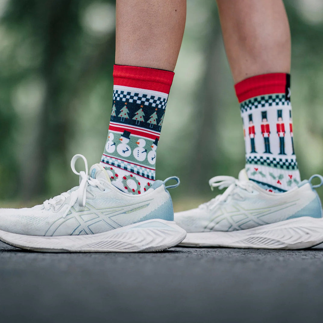 SOX Holly Jolly Nutcracker Crew Socks – Festive Everyday Crew | Breathable Comfort & Playful Holiday Design