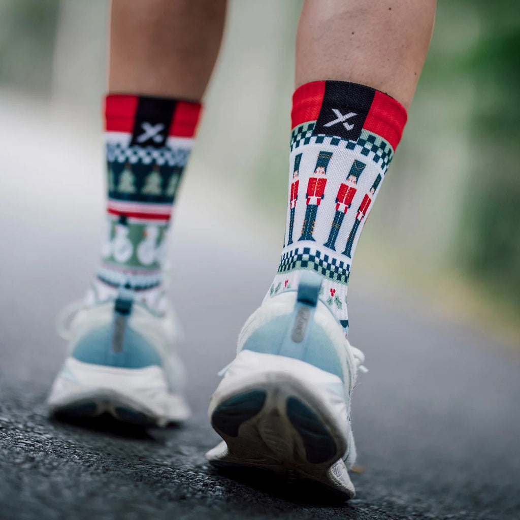 SOX Holly Jolly Nutcracker Crew Socks – Festive Everyday Crew | Breathable Comfort & Playful Holiday Design