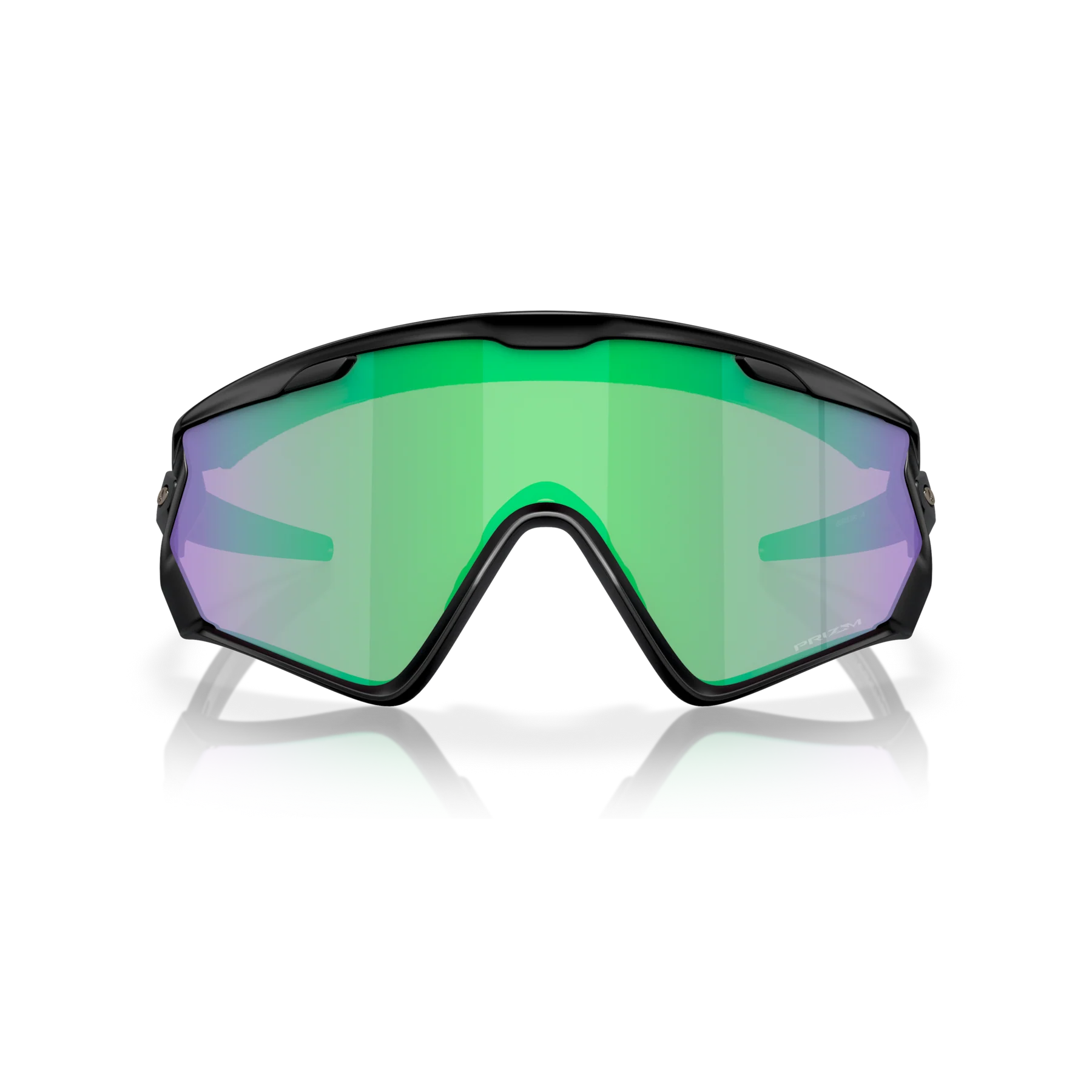 Oakley Wind Jacket Sunglasses – Prizm Road Jade Lens with Matte Black Frame