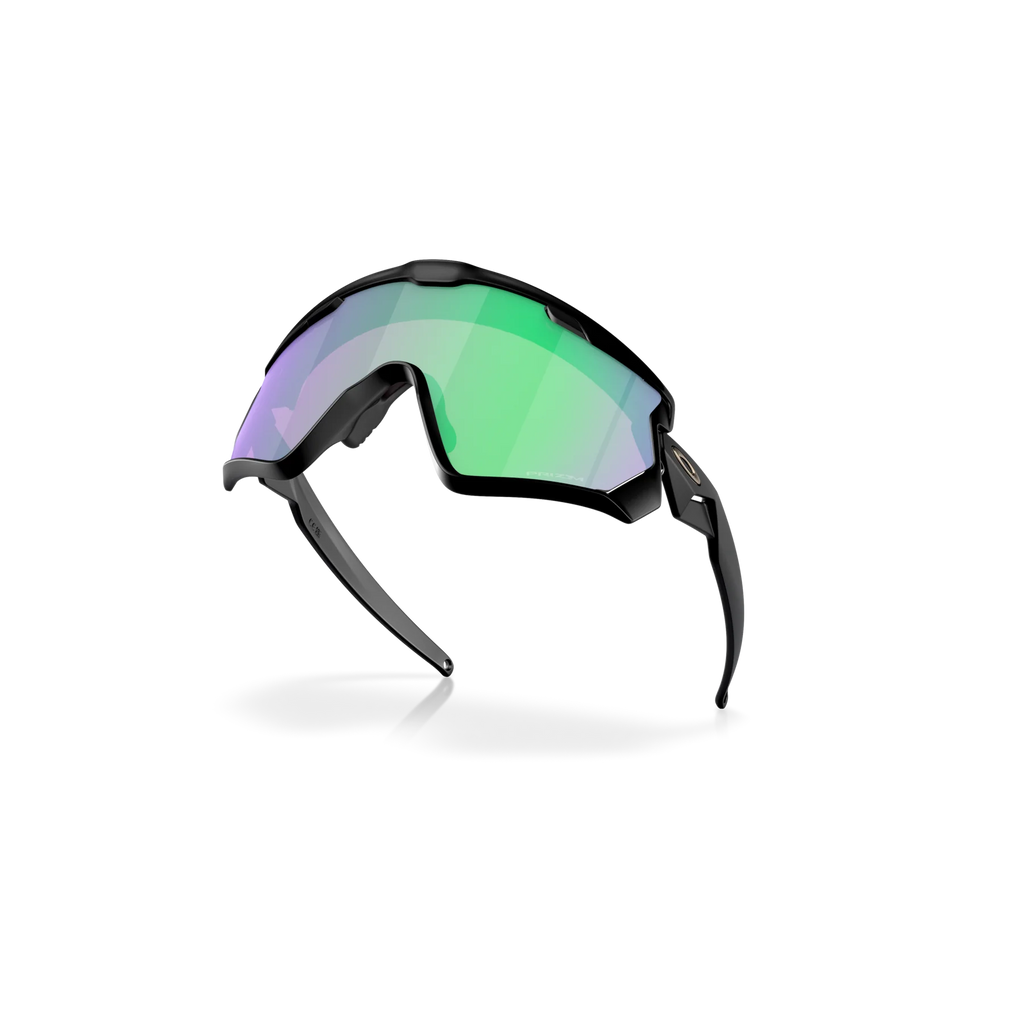 Oakley Wind Jacket Sunglasses – Prizm Road Jade Lens with Matte Black Frame