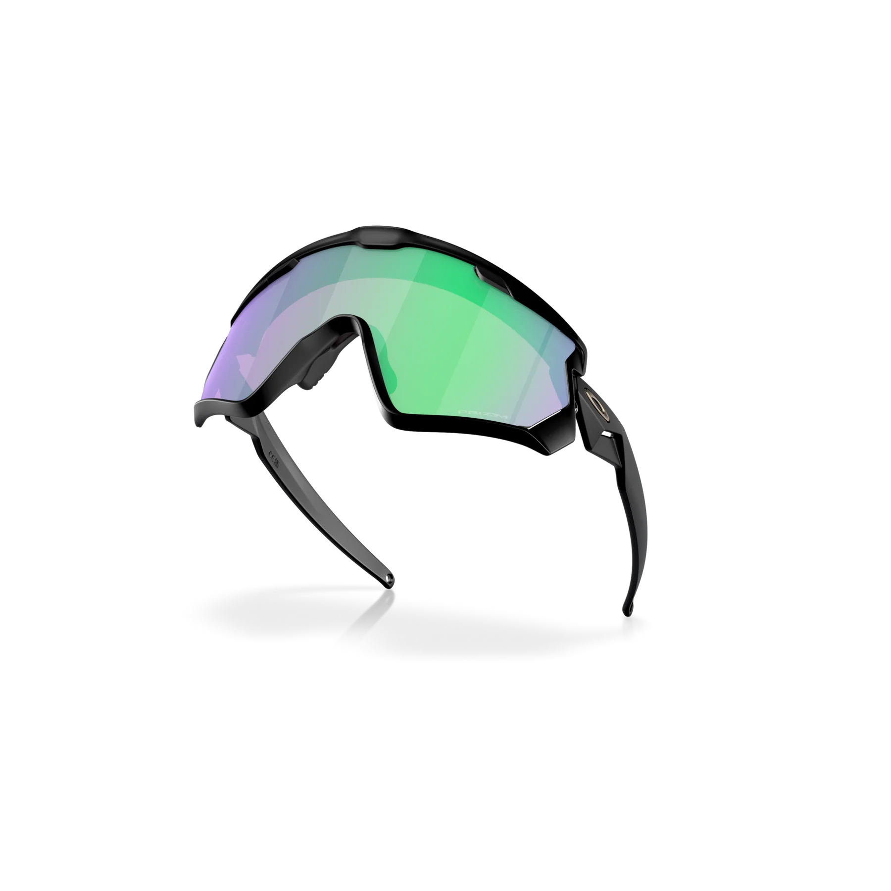 Oakley Wind Jacket Sunglasses – Prizm Road Jade Lens with Matte Black Frame