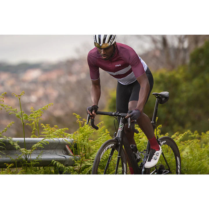 Northwave | Blade Air Jersey – Plum/Grey | Lightweight Performance Cycling Jersey (Size XL)