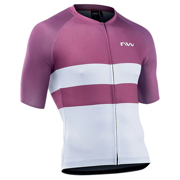 Northwave | Blade Air Jersey – Plum/Grey | Lightweight Performance Cycling Jersey (Size XL)