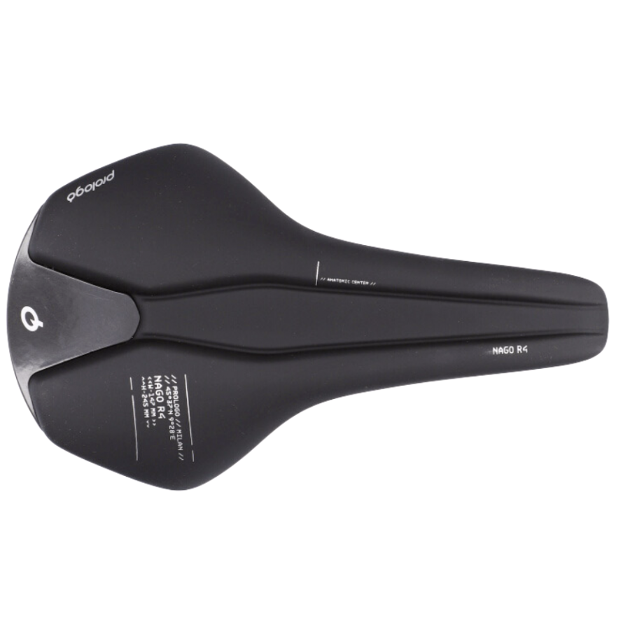 Prologo Nago R4 NACK  Hard Black Saddle | Cycling Gears Hub