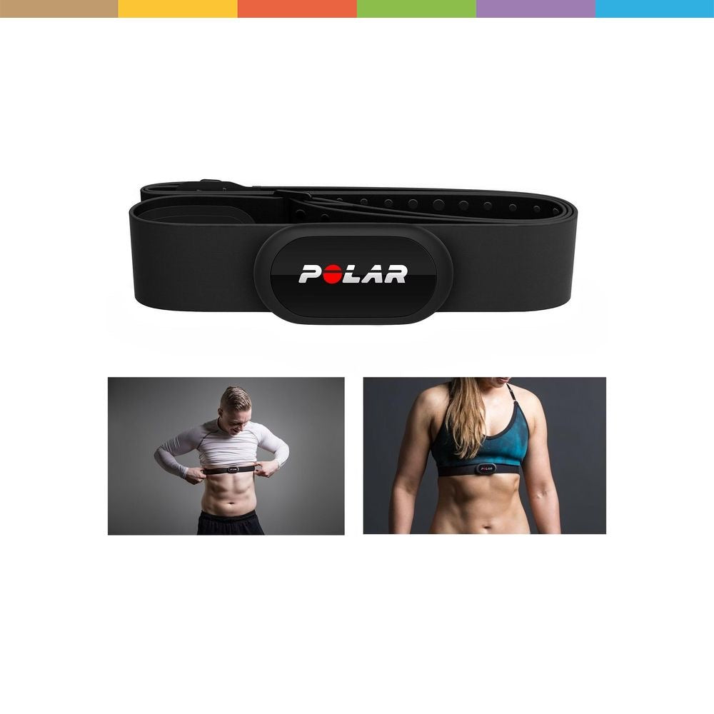Polar H10 Heart Rate Sensor – Most Accurate Chest Strap | Black Bluetooth & ANT+ | ECG-Level Precision for Running, Cycling & Gym Training|Cycling Gears Hub