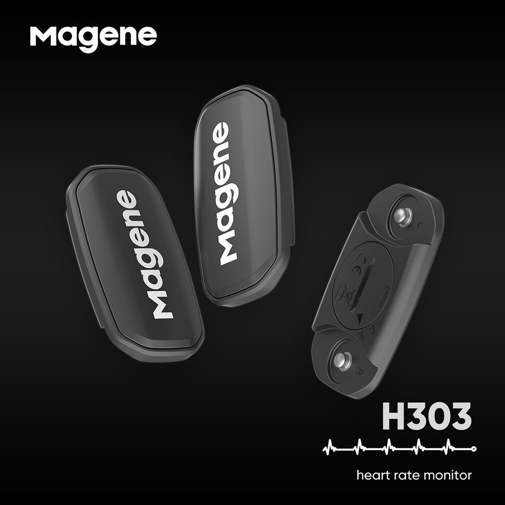 Magene H303 Heart Rate Sensor – Chest Strap with Bluetooth & ANT+ for Cycling, Gym & Cardio Workouts