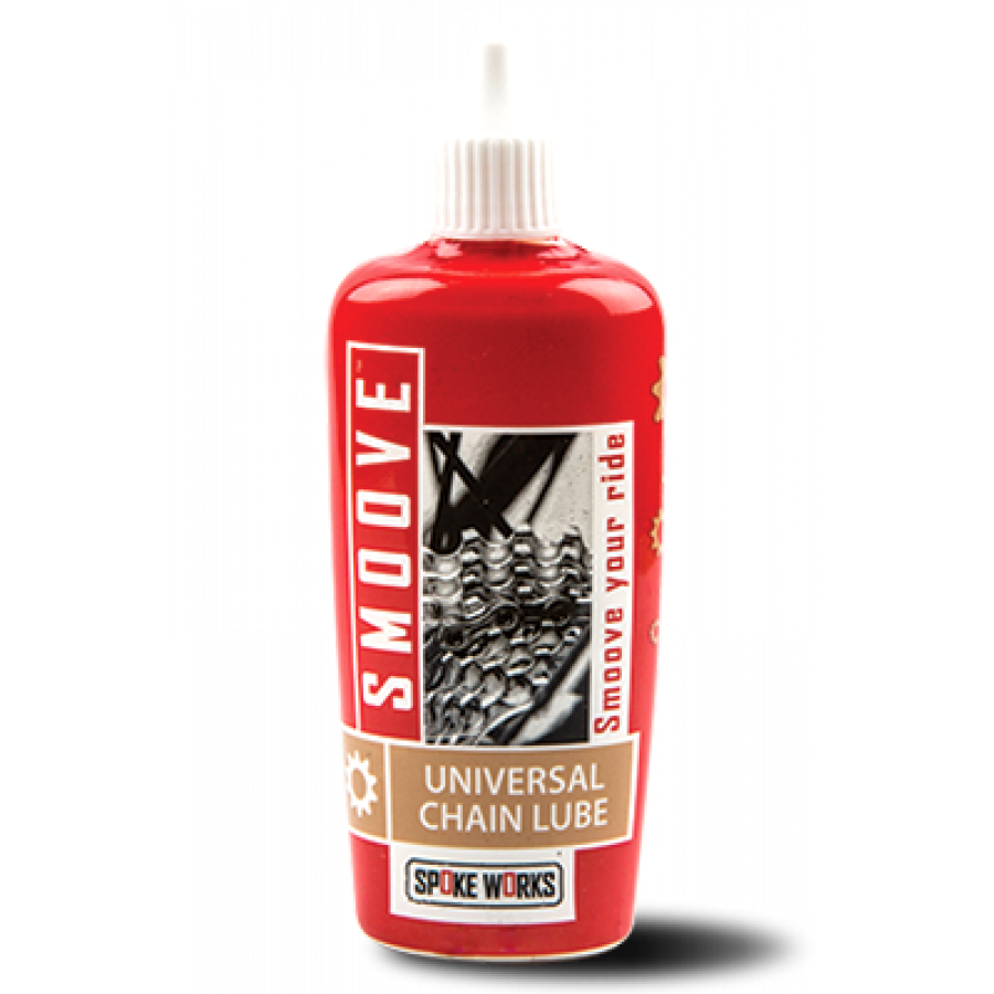 Smoove Universal Chain Lube 120ml - Long Lasting Wax Based Bike Lubricant with Luberetta Applicator | Cycling Gears Hub