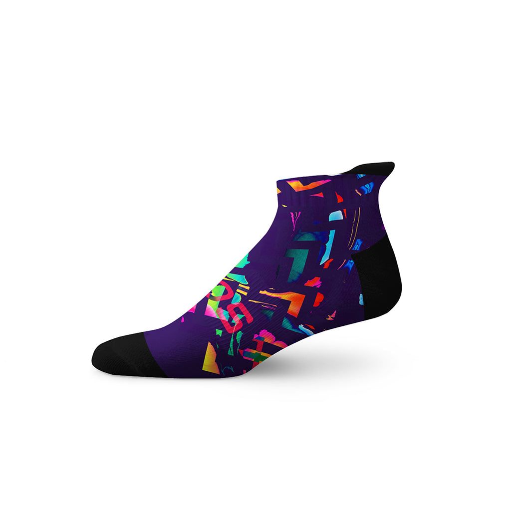 SOX Colour Spill Tab Combo Socks – 2pcs Pack | Vibrant Everyday Crew | Breathable Comfort & Fun Design