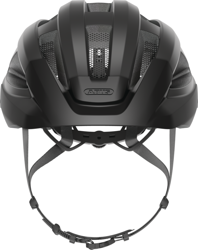 Abus Macator Road Cycling Helmet (Matt Black) | Cycling Gears Hub