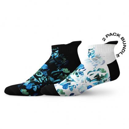 SOX Blues Tab Combo Socks – Pack of 2 | Everyday Essential Crew | Breathable Comfort