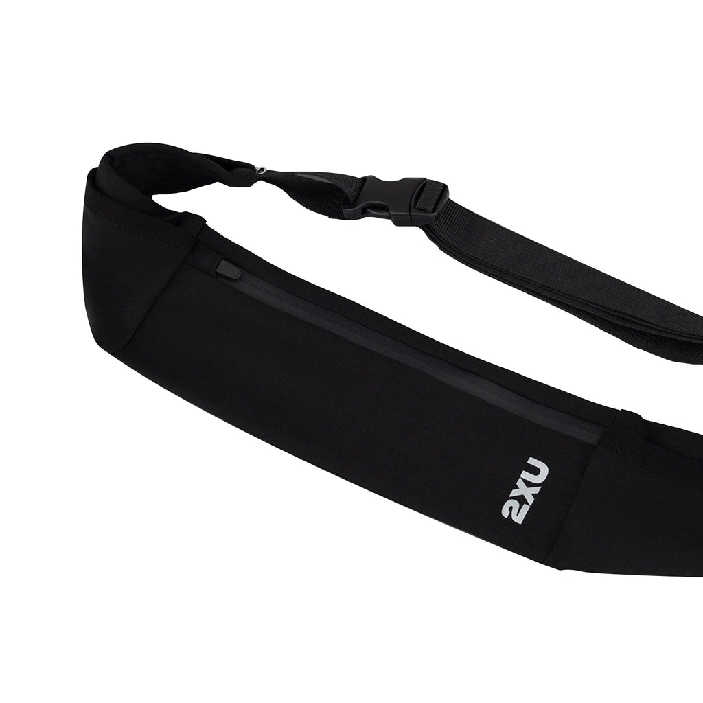 2XU UQ7270G Run Belt (Black/Black OSFA) | Cycling Gears Hub
