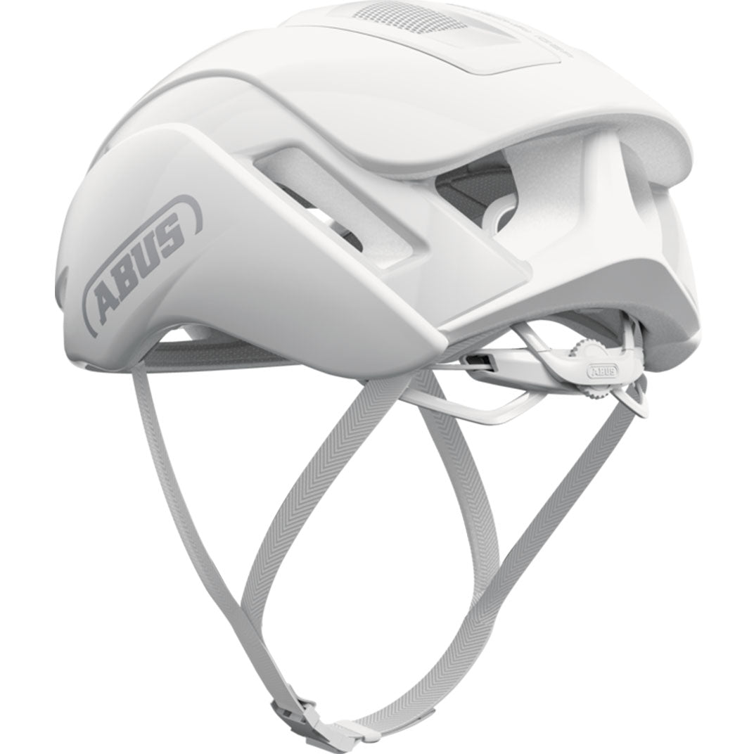 Abus Gamechanger 2.0 Helmet Pure White | Premium Aero Road Cycling Helmet