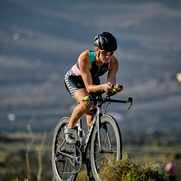 Zone3 Women's Activate Plus Trisuit Zebra Fly - Short Sleeve Race Suit | Cycling Gears Hub