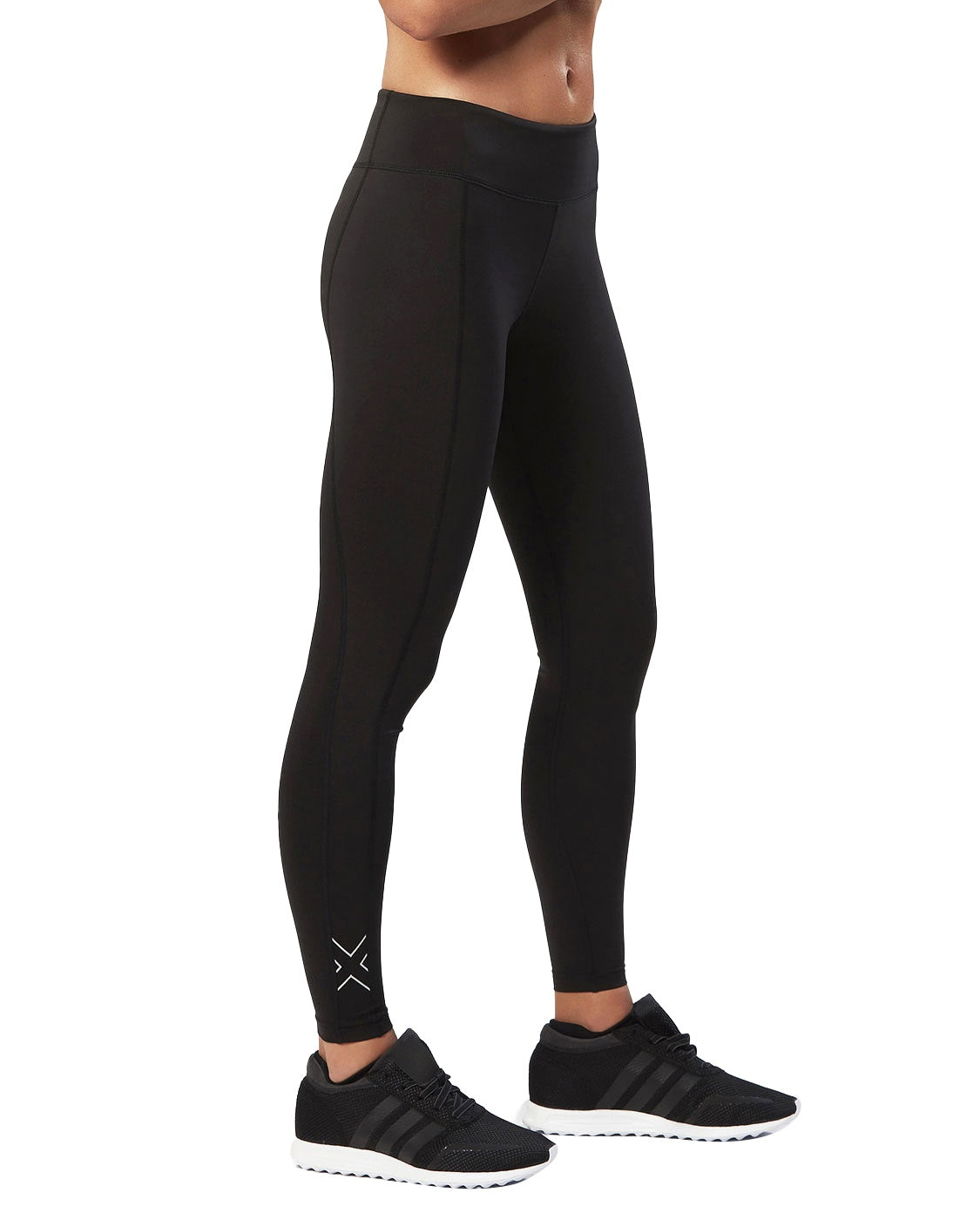 2XU WA4177B Fitness Women's Compression Tights (Black/Silver) | Cycling Gears Hub