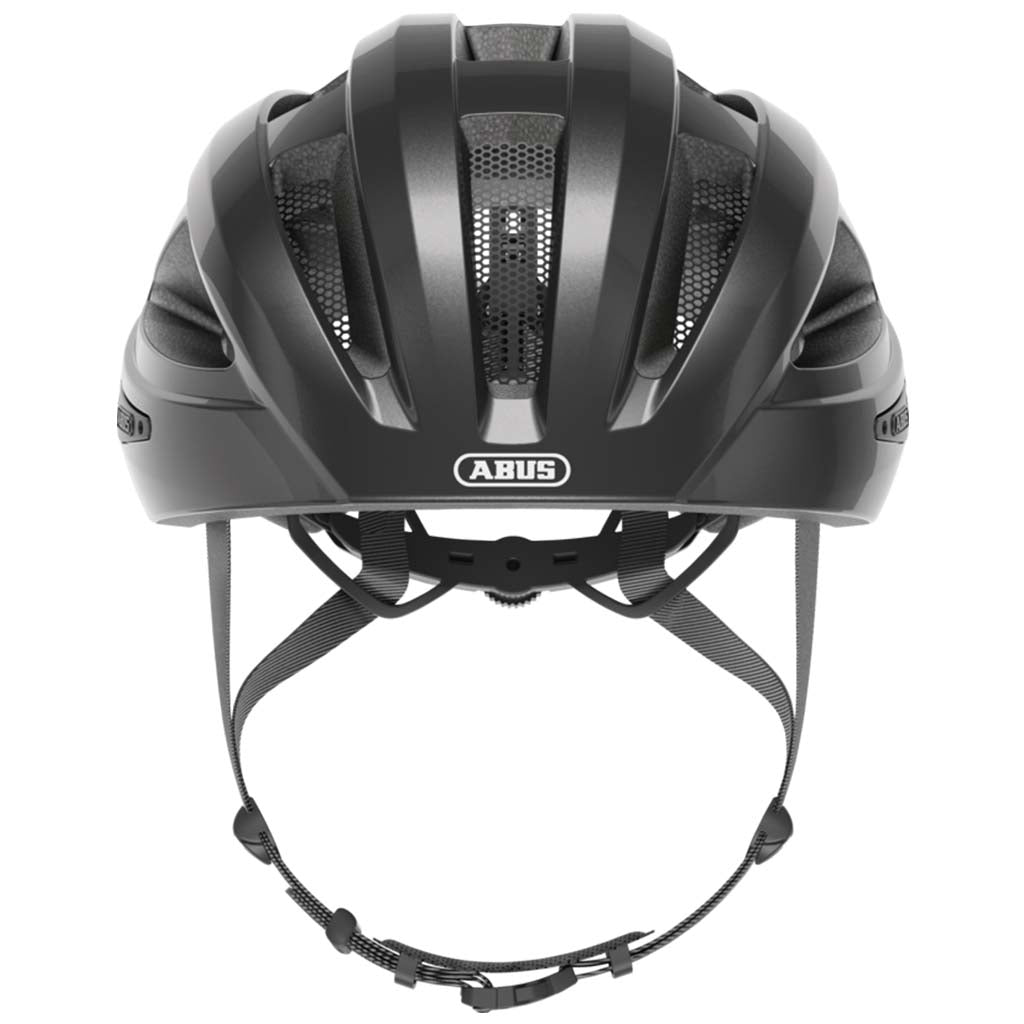 Abus Macator Road Cycling Helmet With Titan and Shiny Color | Cycling Gears Hub
