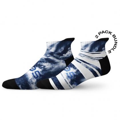 SOX Tie Dye Tab Combo Socks – 2 Piece Pack | Low-Cut Performance Sports Socks