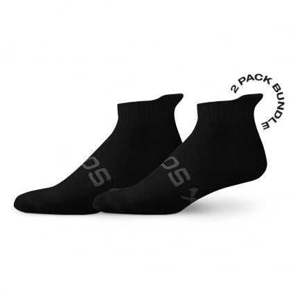 SOX Classic Black Tab Combo Socks – 2pcs Pack | Everyday Essential Crew | Breathable Comfort