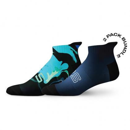 SOX Acid Wash Tab Combo Socks – 2pcs Pack | Everyday Crew | Breathable Comfort & Retro Style