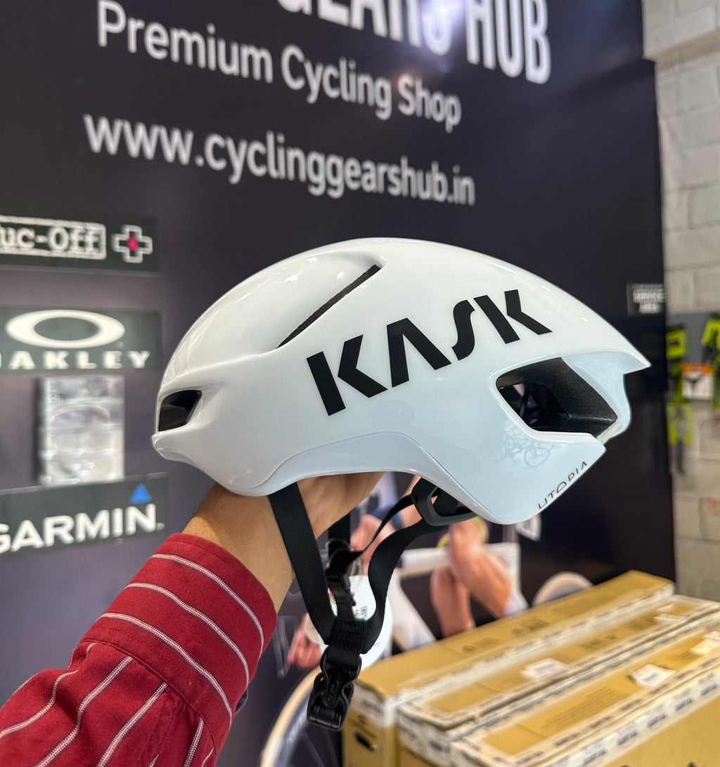 Kask Utopia Y Road Cycling Helmet (White) | Cycling Gears Hub