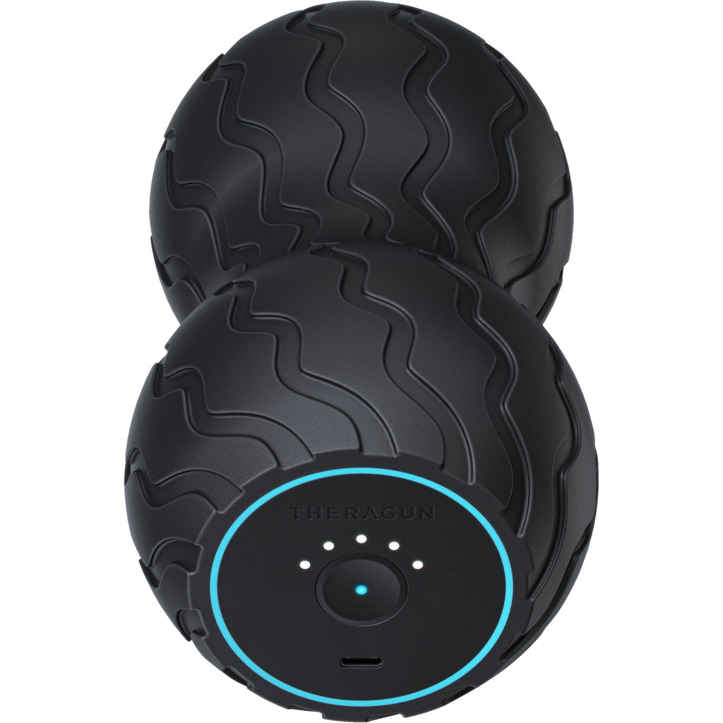 Therabody WaveDuo - Dual Vibrating Foam Roller for Muscle Recovery & Deep Tissue Massage - Black|Cycling Gears Hub