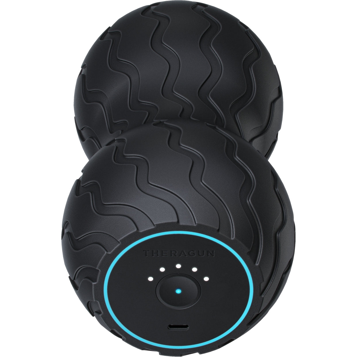 Therabody WaveDuo - Dual Vibrating Foam Roller for Muscle Recovery & Deep Tissue Massage - Black|Cycling Gears Hub