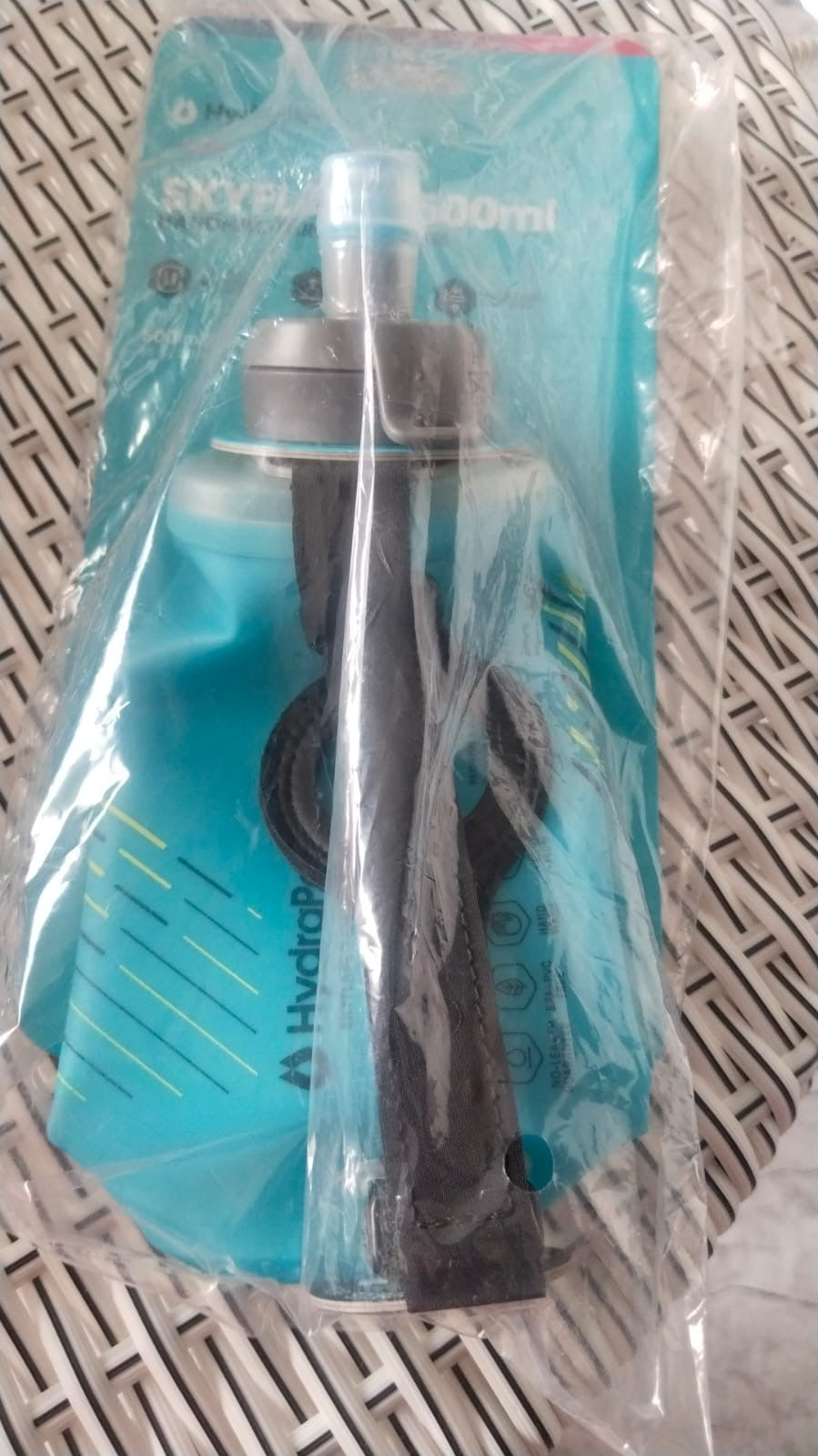 Hydrapak Softflask Foldable Bottle Color Malibu Blue 500 ml