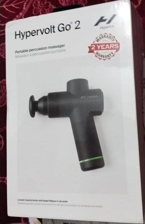 Hyperice Hypervolt Go 2 Massage Roller (Black) | Cycling Gears Hub